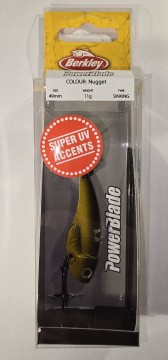 Fiskesluk - Berkley PowerBlade - 11g - Gull/Svart