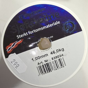 Fiskesene - Sølvkroken - Sjøfiskeline - 1.00mm
