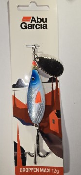 Fiskesluk - Abu Garcia Droppen Maxi - 12g - Sølv/Blå/Oransje