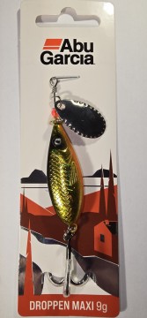 Fiskesluk - Abu Garcia Droppen Maxi - 9g - Gull/Svart/Oransje