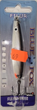 Fiskesluk - Blue Fox Filur - 21g - Hvit/Svart/Rød