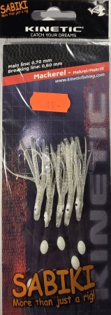 Fiskesluk - Kinetic Mini Blekksprut - 0,70mm - Hvit