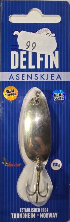 Fiskesluk - Delfin Åsenskjea - 12g - Sølv