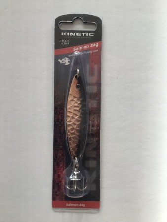 Fiskesluk - Kinetic Salmon - 24g - Bronse/Svart