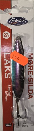 Fiskesluk - Møresilda Laks - 27g - Sølv/Blå/Lilla