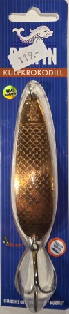 Fiskesluk - Delfin Kulpkrokodill - 19g - Kobber