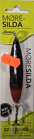 Fiskesluk - Møresilda Laks - 32g - Svart/Rød