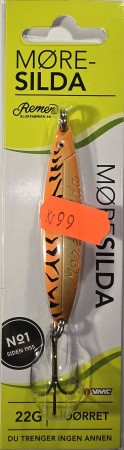 Fiskesluk - Møresilda Laks - 22g - Oransje/Svart
