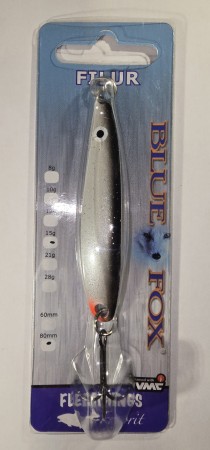 Fiskesluk - Blue Fox Filur - 15g - Hvit/Svart/Rød