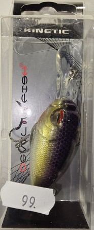 Fiskesluk - Kinetic Devil Fish - 14g - Grønn/Svart/Lilla/Sølv