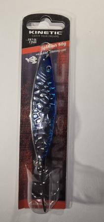 Fiskesluk - Kinetic Salmon- 50g - Sølv/Blå